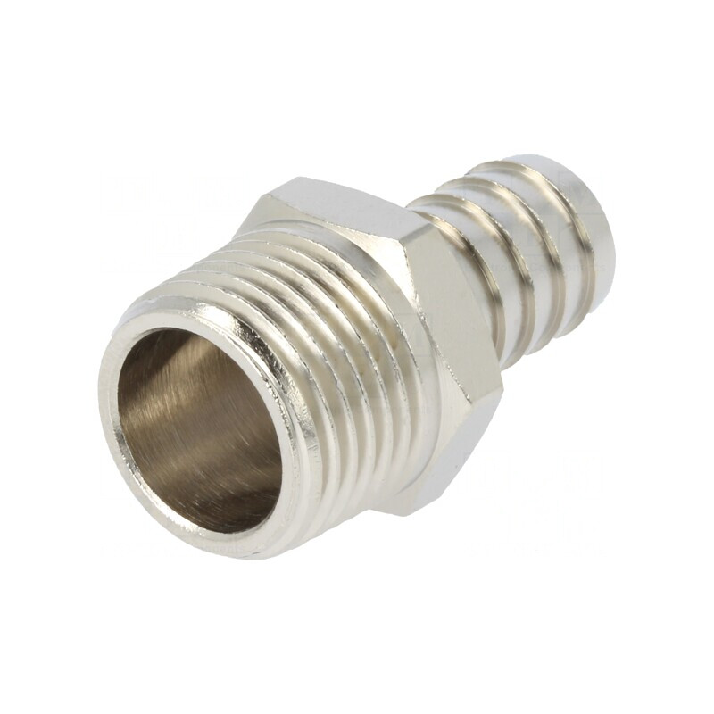 Racord push-in ştuţ alamă nichelată 1/2 14mm | Electronic-mag.ro | Componente Electronice