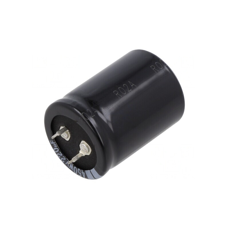 Condensator Electrolitic Snap-In 220uF 450V 30x40mm | Electronic-mag.ro | Componente Electronice