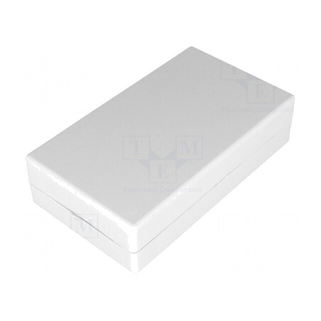 Carcasă Universală ABS Gri cu Clichet 75x130x34mm | Electronic-mag.ro | Componente Electronice