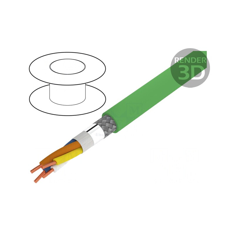 Cablu de Rețea HELUKAT PROFInet Cat 5e 2x2x22AWG Cu | Electronic-mag.ro | Componente Electronice Cablu de Rețea HELUKAT PROFInet Cat 5e 2x2x22AWG Cu | Electronic-mag.ro | Componente Electronice