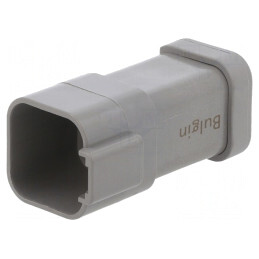 Conector cablu-cablu PX0 tată mufă 6 pini gri IP68 | Electronic-mag.ro | Componente Electronice