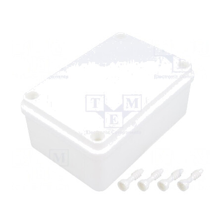 Carcasă Universală ABS Polistiren Albă 80x120x50 mm | Electronic-mag.ro | Componente Electronice