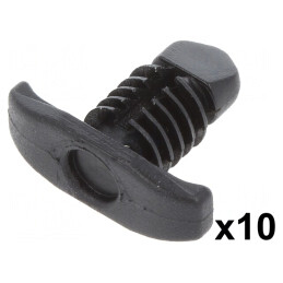 Clips Garnitură 10buc Ford 10.7mm Poliamidă Neagră | Electronic-mag.ro | Componente Electronice