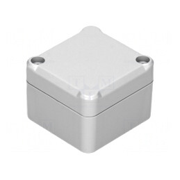 Carcasă Universală ABS Gri 49x51x36mm cu Garnitură | Electronic-mag.ro | Componente Electronice