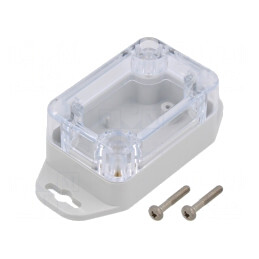 Carcasă universală ABS gri deschis 40x60x30mm | Electronic-mag.ro | Componente Electronice