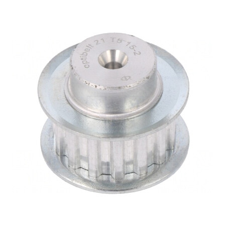 Roată de curea aluminiu T5 10mm 21mm 23,05mm | Electronic-mag.ro | Componente Electronice