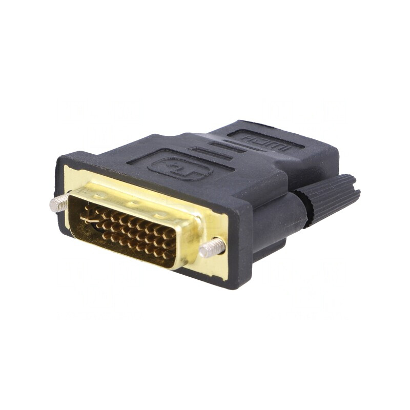 Adaptor DVI-I la HDMI Negru | Electronic-mag.ro | Componente Electronice