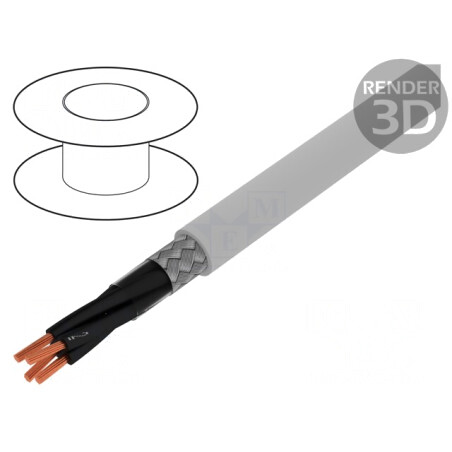 Cablu ÖLFLEX CLASSIC 115 CY 4x0.5mm2 PVC Gri 300V/500V | Electronic-mag.ro | Componente Electronice