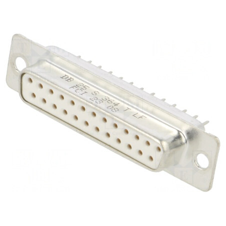 Conector D-Sub 25P Montare Panou | Electronic-mag.ro | Componente Electronice