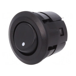 Comutator Rocker SPST ON-OFF 3A/250VAC Negru | Electronic-mag.ro | Componente Electronice