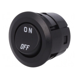 Comutator Rocker ON-OFF 3A 250V Negru | Electronic-mag.ro | Componente Electronice