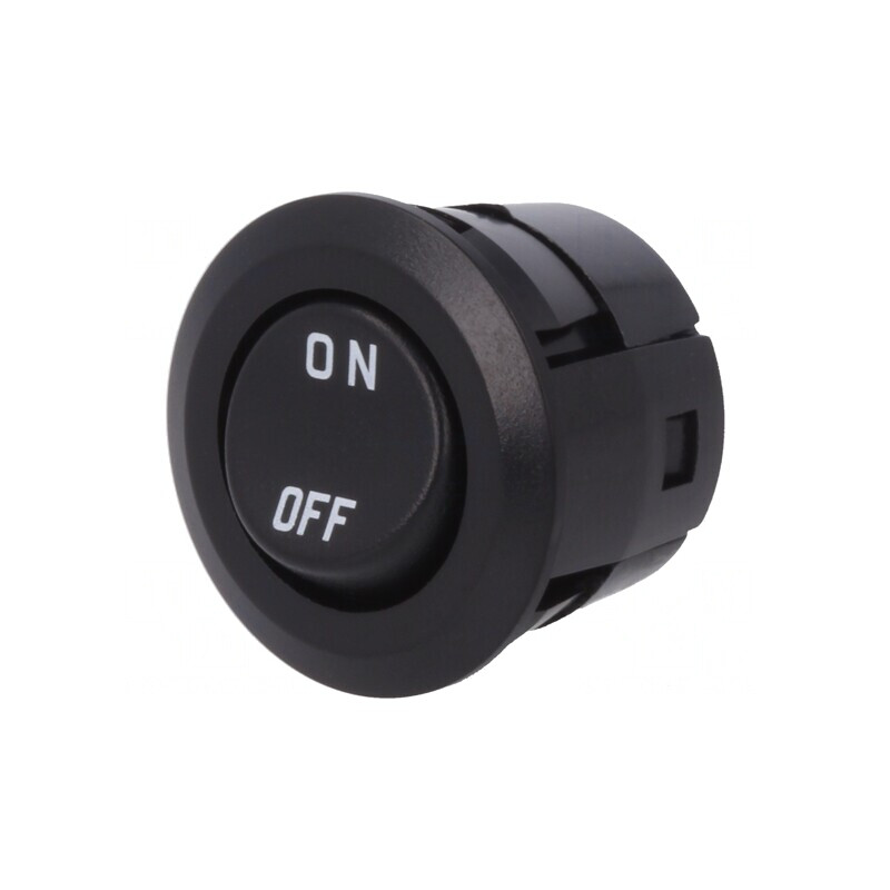 Comutator Rocker ON-OFF 3A 250V Negru | Electronic-mag.ro | Componente Electronice