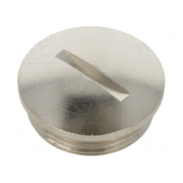 Capac de protecție alamă nichel M25 IP54 | Electronic-mag.ro | Componente Electronice
