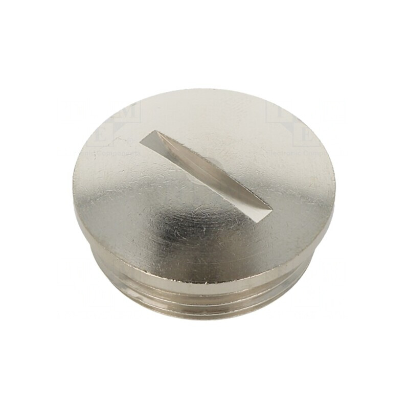 Capac de protecție alamă nichel M25 IP54 | Electronic-mag.ro | Componente Electronice