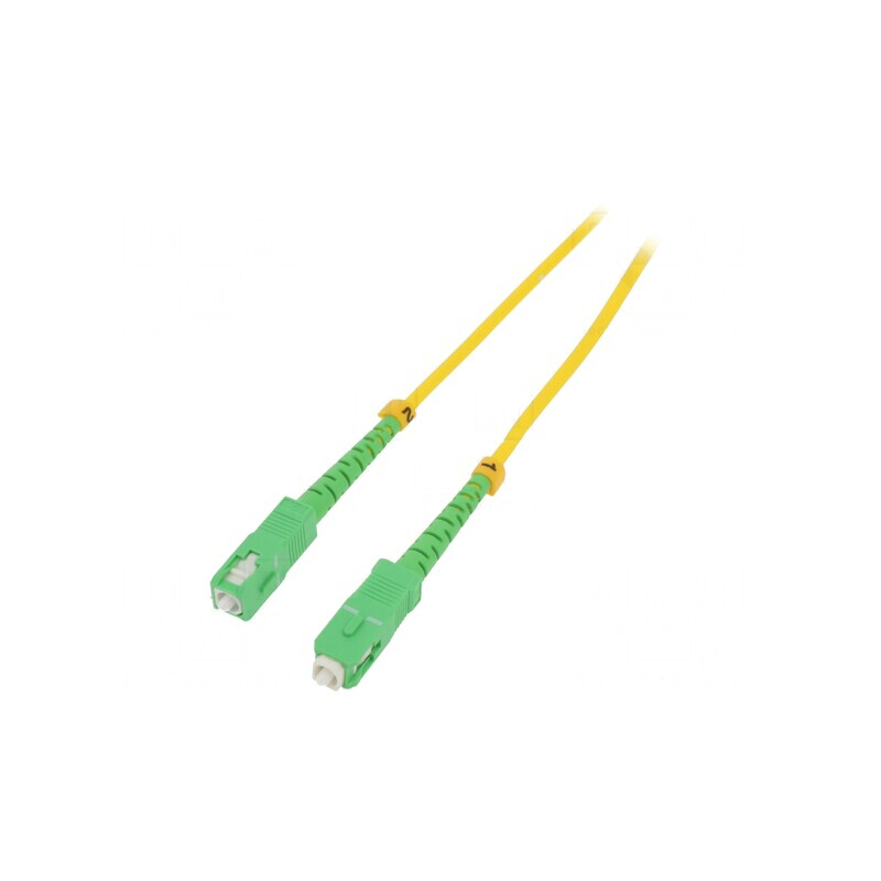 Patch Cord Fibra Optica SC/APC 5m Galben LSZH | Electronic-mag.ro | Componente Electronice Patch Cord Fibra Optica SC/APC 5m Galben LSZH | Electronic-mag.ro | Componente Electronice