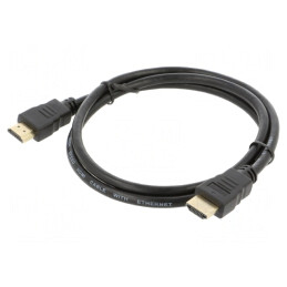 Cablu HDMI 1.4 Negru 1m | Electronic-mag.ro | Componente Electronice
