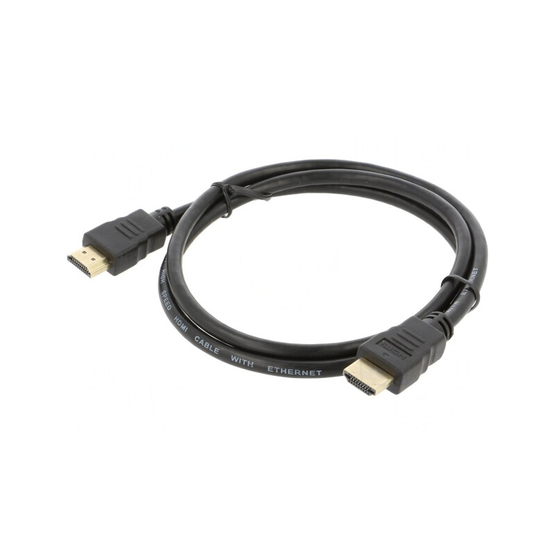 Cablu HDMI 1.4 Negru 1m | Electronic-mag.ro | Componente Electronice Cablu HDMI 1.4 Negru 1m | Electronic-mag.ro | Componente Electronice