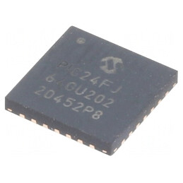 Microcontroler PIC24 64kB 2-3.6V SMD QFN28 8kB SRAM