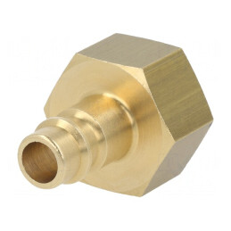 Conector Ștuț Alamă 0-35bar Filet G 1/2 NW 7.2 | Electronic-mag.ro | Componente Electronice