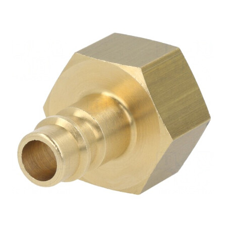 Conector Ștuț Alamă 0-35bar Filet G 1/2 NW 7.2 | Electronic-mag.ro | Componente Electronice