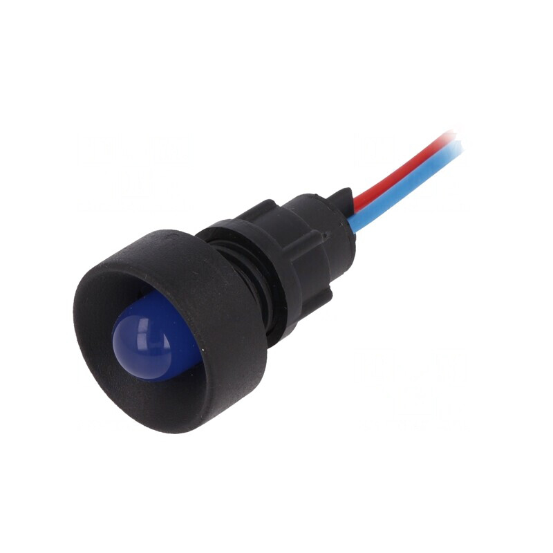 Lampă de control LED albastru 12-24V Ø13mm | Electronic-mag.ro | Componente Electronice