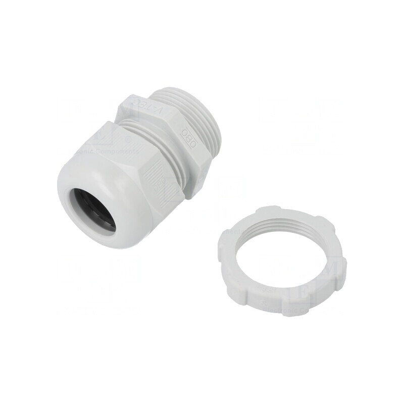 Garnitură etanșare PG21 IP68 poliamidă gri | Electronic-mag.ro | Componente Electronice