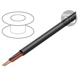 Cablu Neecranat Negru 300V 305m | Electronic-mag.ro | Componente Electronice