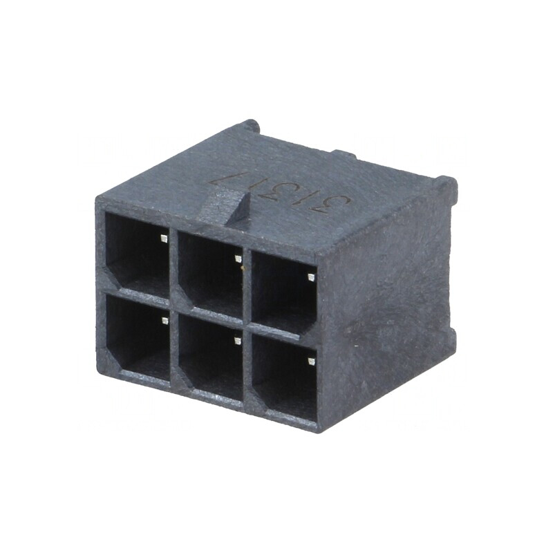 Soclu cablu-placă tată Mega-Fit 5,7mm 6 pini | Electronic-mag.ro | Componente Electronice