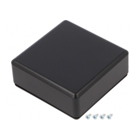 Carcasă Universală ABS Neagră 71x71x27mm | Electronic-mag.ro | Componente Electronice