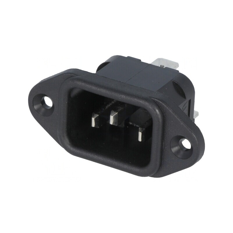 Conector Alimentare AC Soclu Tată 10A 250VAC IEC 60320 | Electronic-mag.ro | Componente Electronice Conector Alimentare AC Soclu Tată 10A 250VAC IEC 60320 | Electronic-mag.ro | Componente Electronice