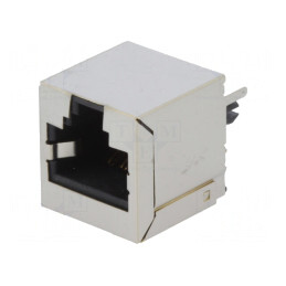 Soclu RJ45 Cat 6 Ecranat 8p8c THT | Electronic-mag.ro | Componente Electronice