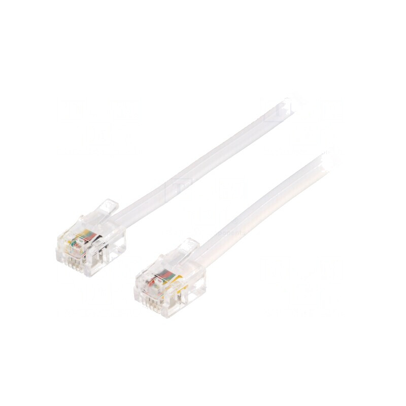 Cablu Telefon RJ11 Alb 15m | Electronic-mag.ro | Componente Electronice Cablu Telefon RJ11 Alb 15m | Electronic-mag.ro | Componente Electronice