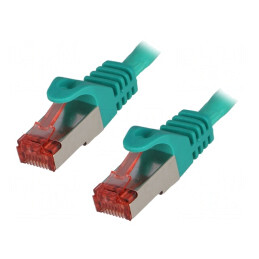 Cablu Patch S/FTP Cat6 Verde 1.5m | Electronic-mag.ro | Componente Electronice