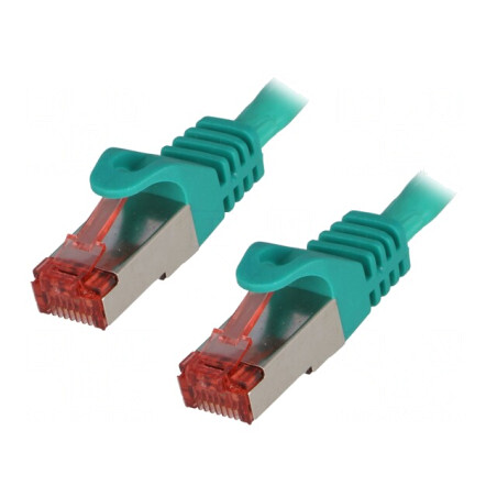 Cablu Patch S/FTP Cat6 Verde 1.5m | Electronic-mag.ro | Componente Electronice