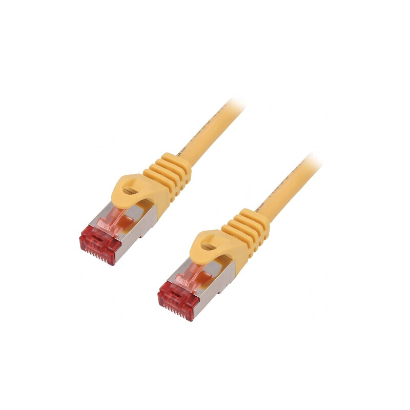 Cablu Patch S/FTP Cat6 LSZH Galben 1.5m | Electronic-mag.ro | Componente Electronice
