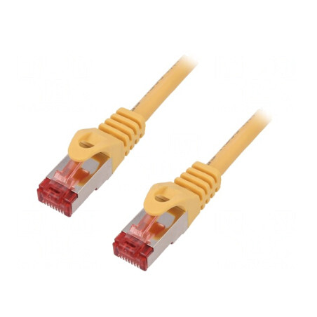 Cablu Patch S/FTP Cat6 LSZH Galben 1.5m | Electronic-mag.ro | Componente Electronice
