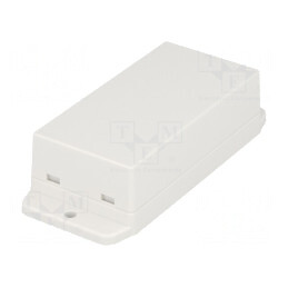 Carcasă universală ABS albă 45,6x90x27,5mm | Electronic-mag.ro | Componente Electronice