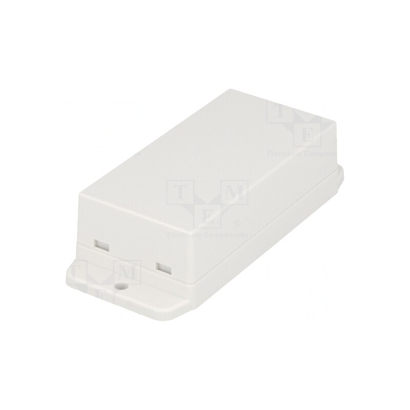Carcasă universală ABS albă 45,6x90x27,5mm | Electronic-mag.ro | Componente Electronice