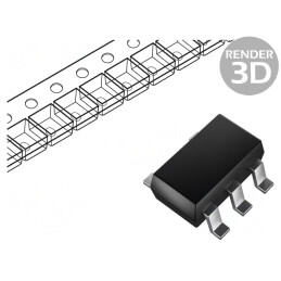 LDO Stabilizator de Tensiune 1.5V 0.4A SOT23-5