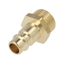 Conector rapid alamă 33mm G 3/8 0-35bar 1000l/min | Electronic-mag.ro | Componente Electronice
