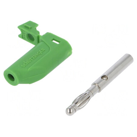 Mufă Banană 4mm Verde 32A 70VDC | Electronic-mag.ro | Componente Electronice