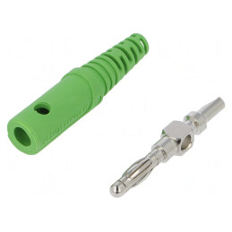 Mufă Banană Verde 4mm 32A | Electronic-mag.ro | Componente Electronice
