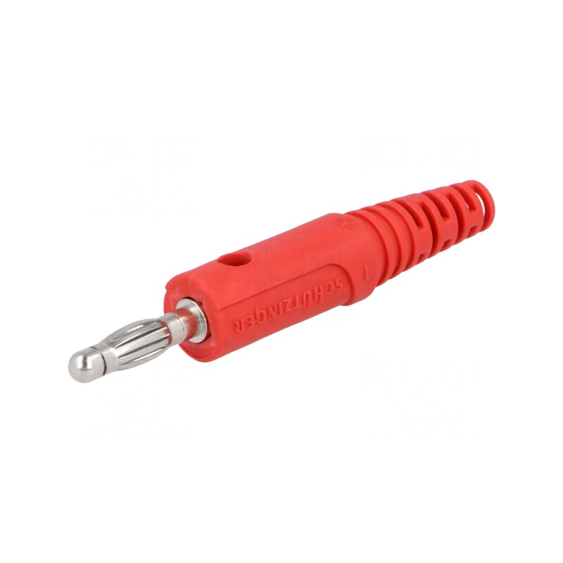Mufă Banană 4mm 32A Roșie pentru Cablu 4mm | Electronic-mag.ro | Componente Electronice