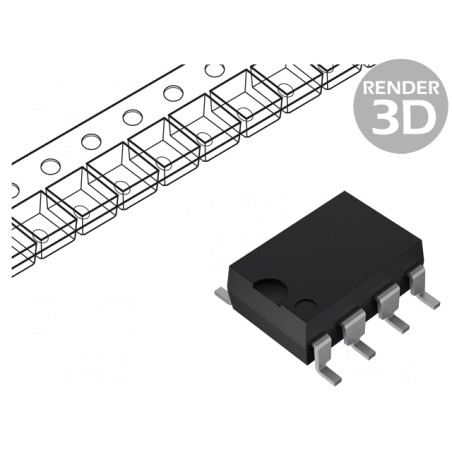 Interfață emițător-receptor 3-5,5VDC SOP8 -55-105°C | Electronic-mag.ro | Componente Electronice
