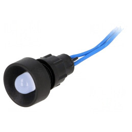 Lampă LED de Control Albastră 230V IP40 13mm | Electronic-mag.ro | Componente Electronice