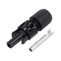 Conector Solar Mamă Drept Crimpat MC4 4-6mm2 | Electronic-mag.ro | Componente Electronice