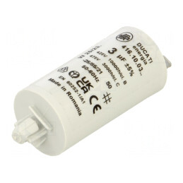 Condensator pentru Motoare 3uF 400VAC | Electronic-mag.ro | Componente Electronice