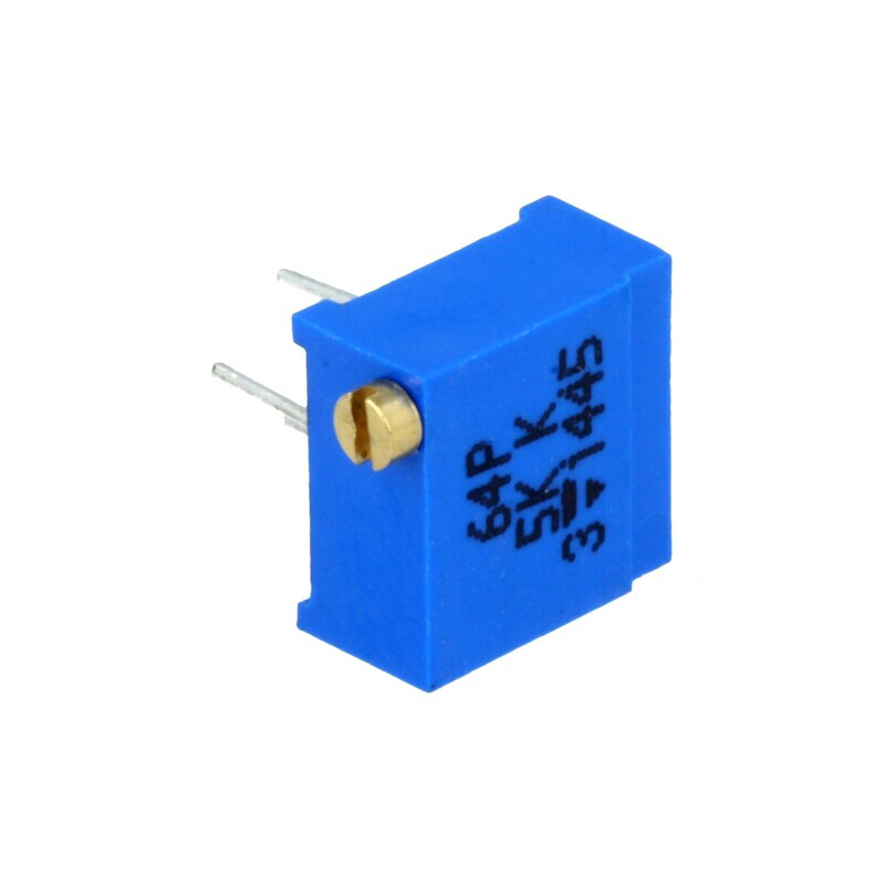 Potentiometru Multitura 5kΩ 500mW THT ±10% | Electronic-mag.ro | Componente Electronice