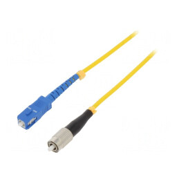 Cablul Patch Cord Fibră Optică FC/UPC-SC/UPC 2m 9/125um | Electronic-mag.ro | Componente Electronice