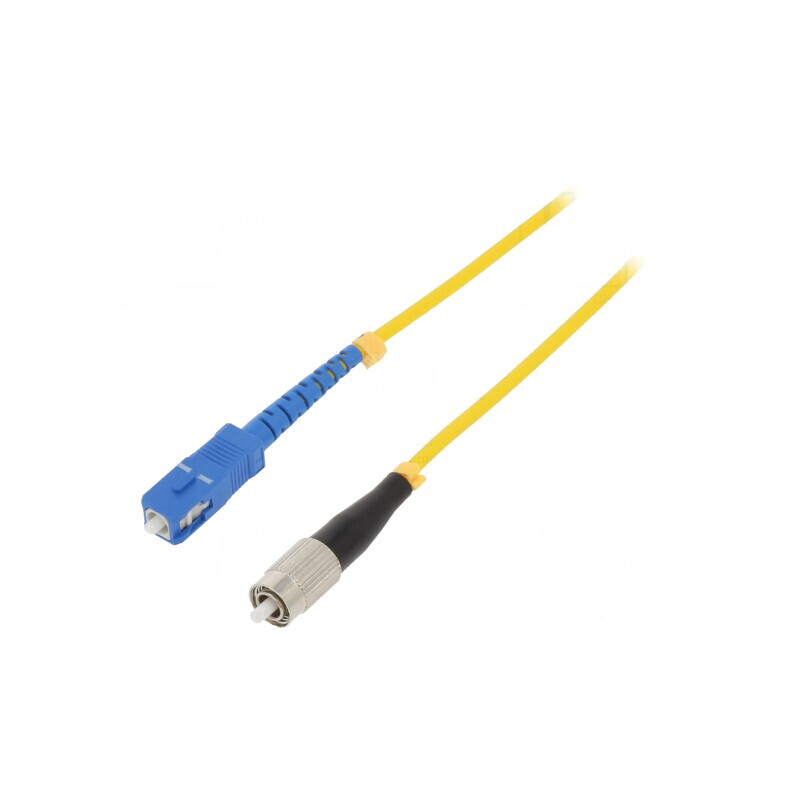 Cablul Patch Cord Fibră Optică FC/UPC-SC/UPC 2m 9/125um | Electronic-mag.ro | Componente Electronice